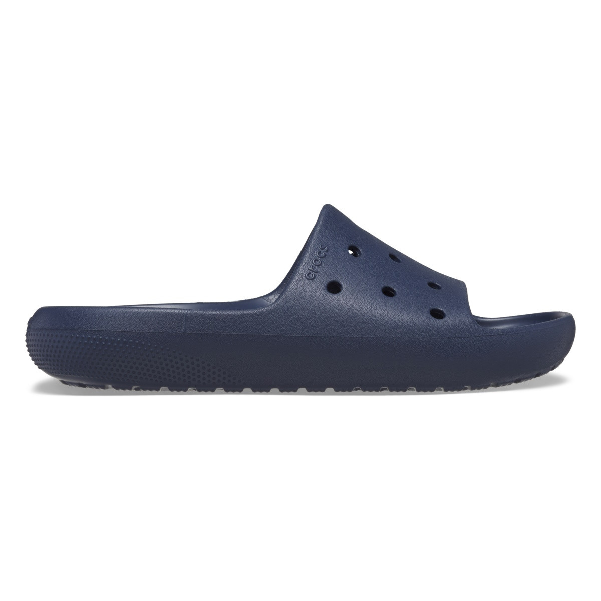 Papuci Crocs Classic Slide V2 Albastru - Navy - imagine 8